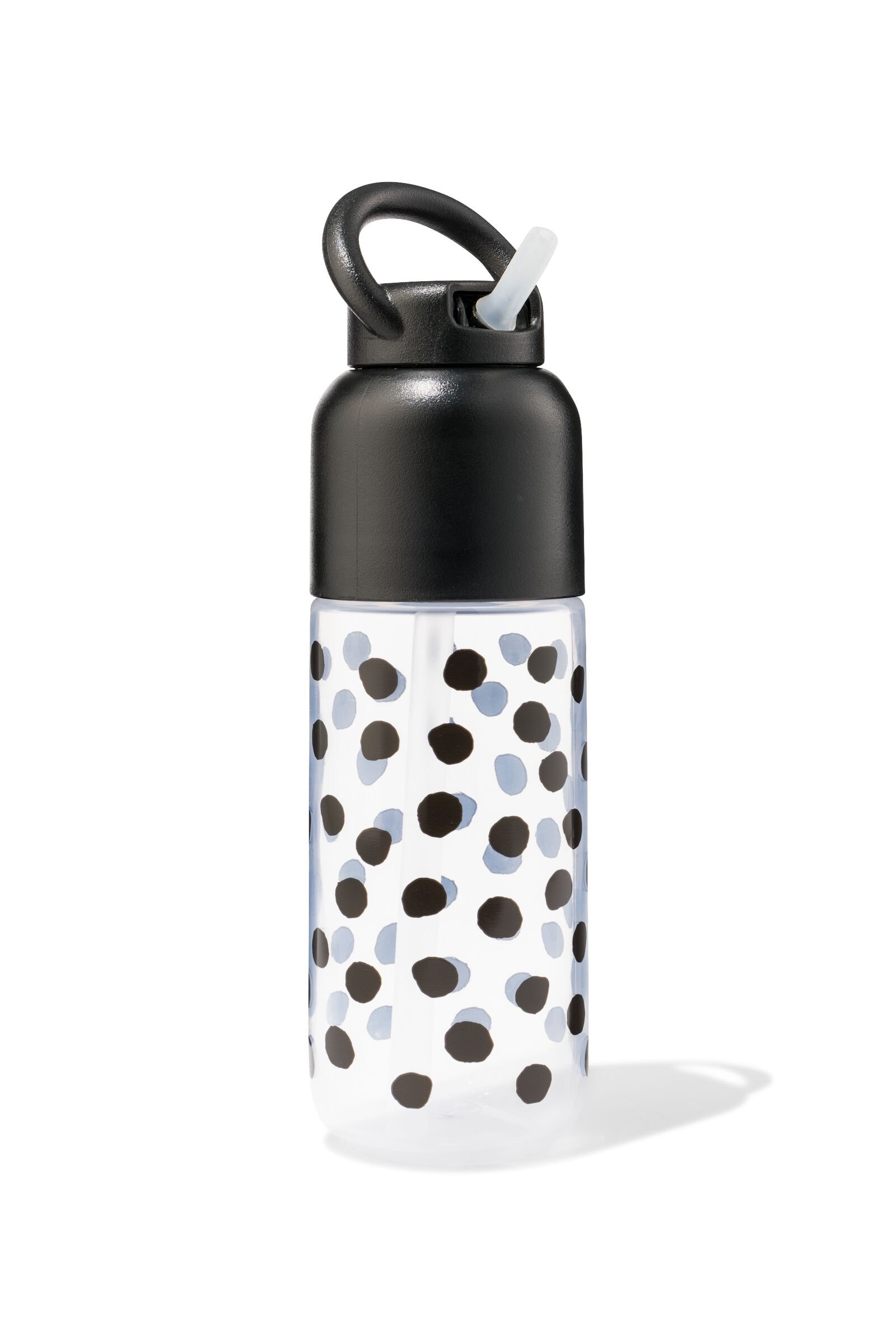 gourde avec paille pois 300ml - 80650075 - HEMA