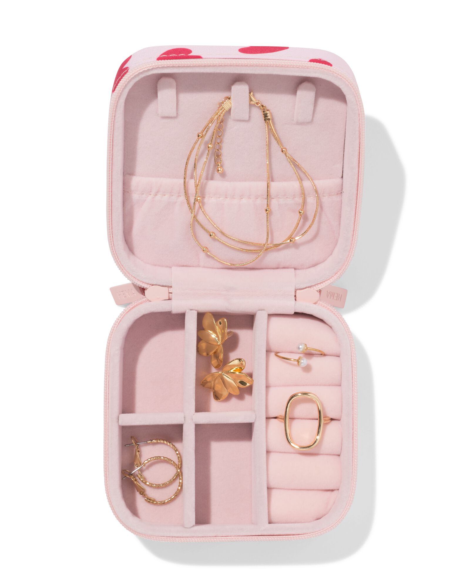 bo&icirc;te &agrave; bijoux 10x10x5,5cm c&oelig;urs - 11890756 - HEMA