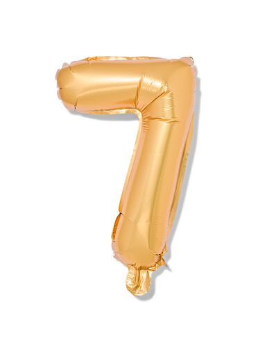 Folienballon 7 gold 7 - 14200272 - HEMA