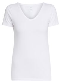 Damen-T-Shirt weiß weiß - 1000004634 - HEMA