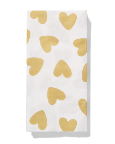 Servietten 33 &times; 18 cm, Papier, Herz &ndash; 12 St&uuml;ck - 14250377 - HEMA