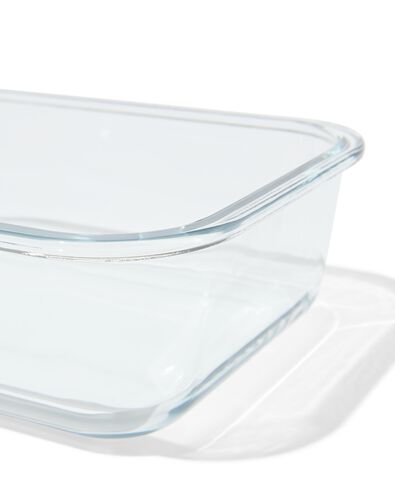 r&eacute;cipient de stockage taille L en acier verre sans couvercle - 80810502 - HEMA