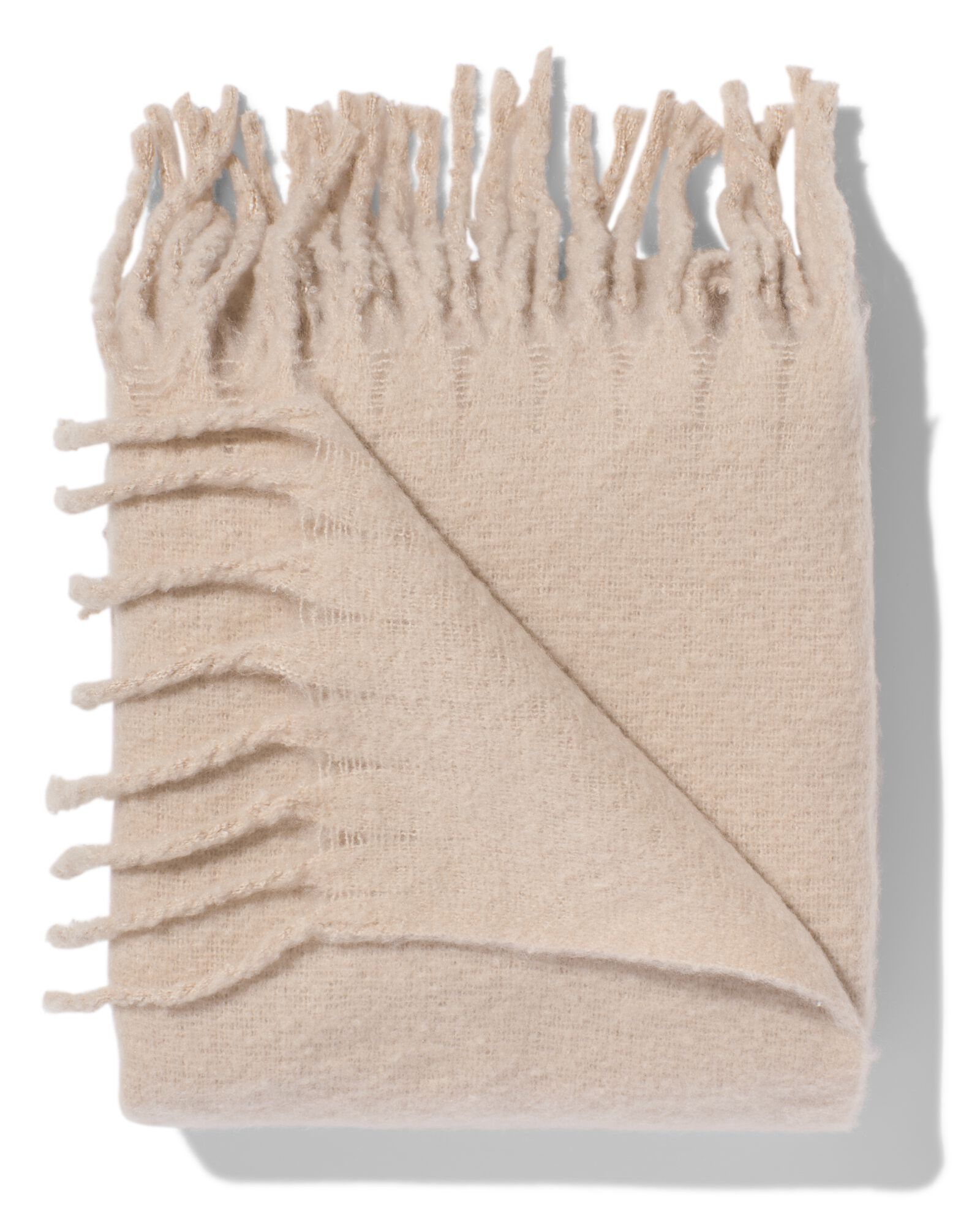 plaid aspect laine naturel 130 x 150 - 7324001 - HEMA