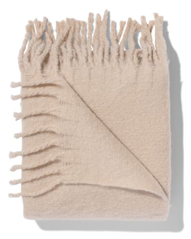 plaid aspect laine naturel 130 x 150 - 7324001 - HEMA