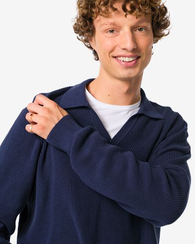 herentrui Ronin donkerblauw donkerblauw - 2170010DARKBLUE - HEMA