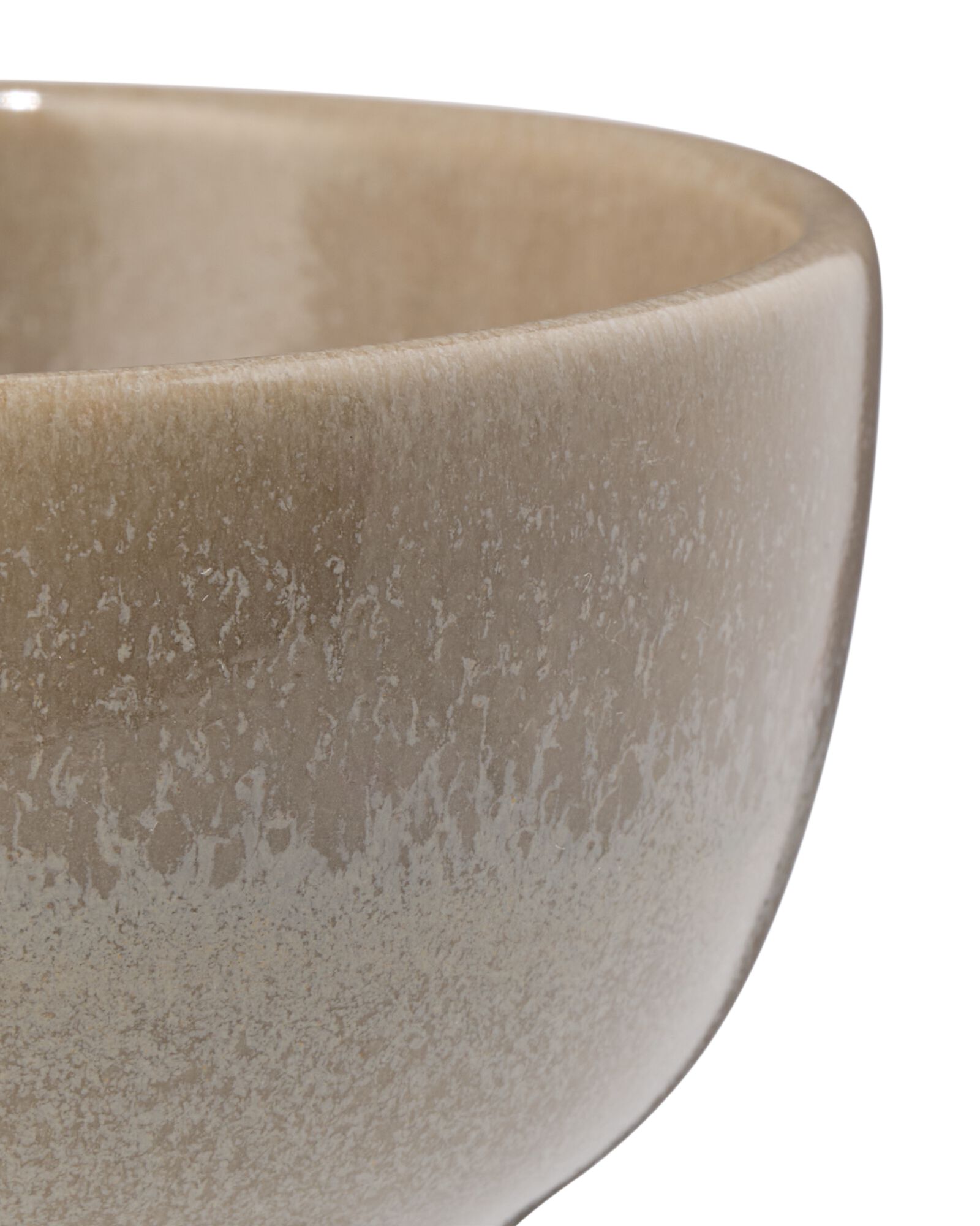 Hohes Sch&auml;lchen, &Oslash; 7 cm, Puur, reaktive Glasur, Beige - 9650144 - HEMA