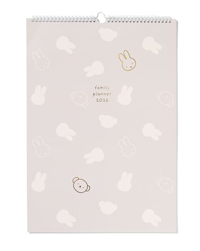 Miffy Familienplaner 2026, 50 x 35,3 cm  - 14500624 - HEMA