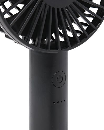 ventilateur &agrave; main ⌀11,5x23,5cm noir - 80200037 - HEMA