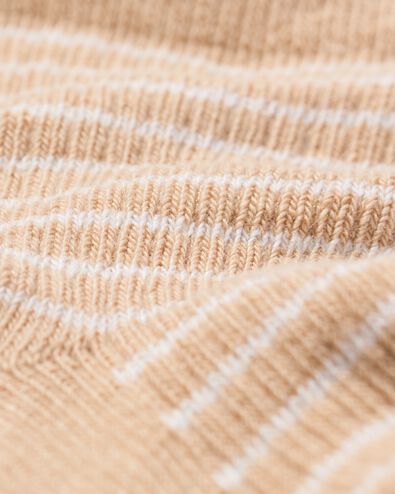 chaussettes rayures b&eacute;b&eacute; - 5 paires sable sable - 4700820SAND - HEMA