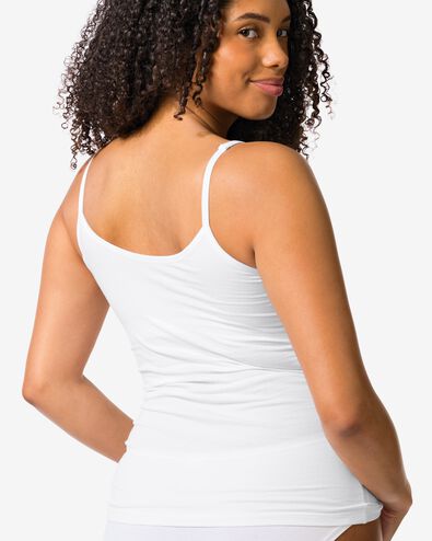 Stillhemd mit integrierten Cups wei&szlig; wei&szlig; - 21500687WHITE - HEMA