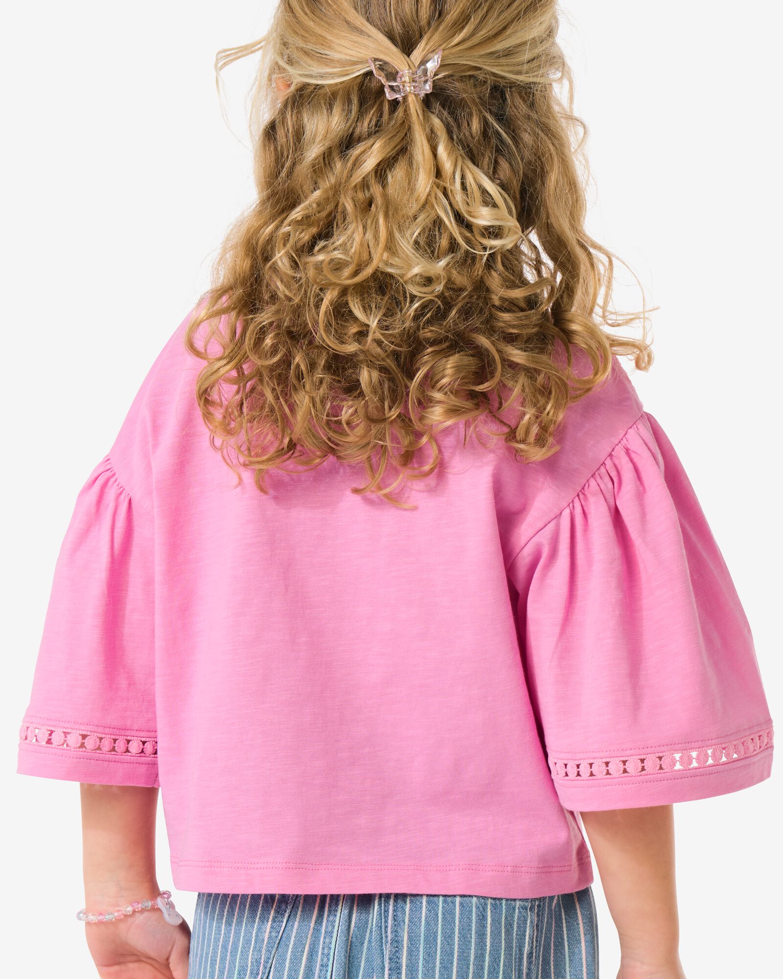 Kinder-T-Shirt, Jersey rosa rosa - 30845117PINK - HEMA
