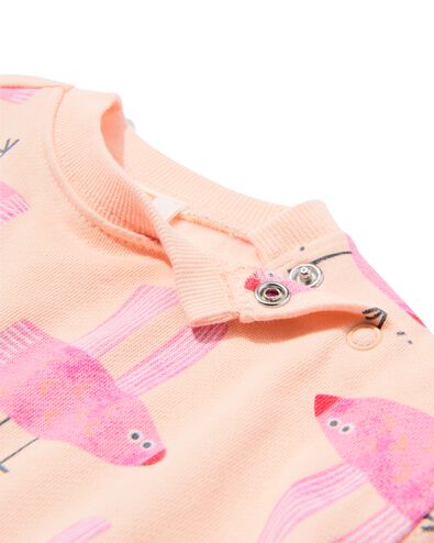 babytrui vogel zalmroze zalmroze - 33057870SALMONPINK - HEMA