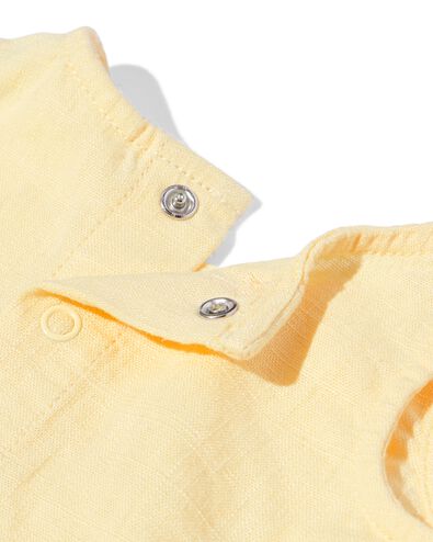 top b&eacute;b&eacute; ourlet volant jaune p&acirc;le jaune p&acirc;le - 33452120LIGHTYELLOW - HEMA