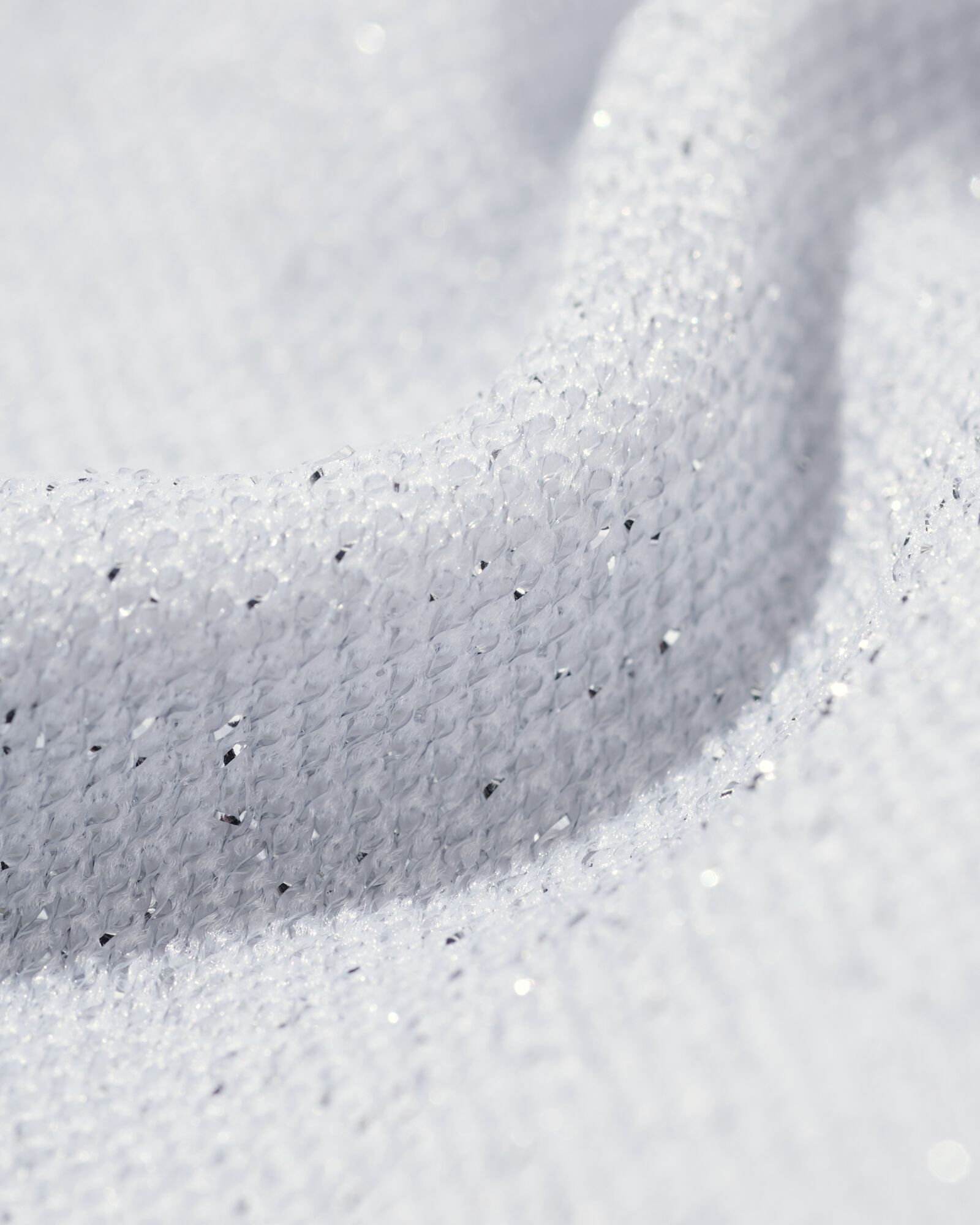 Damen-T-Shirt Luna, Glitzer wei&szlig; - 36205620WHITE - HEMA