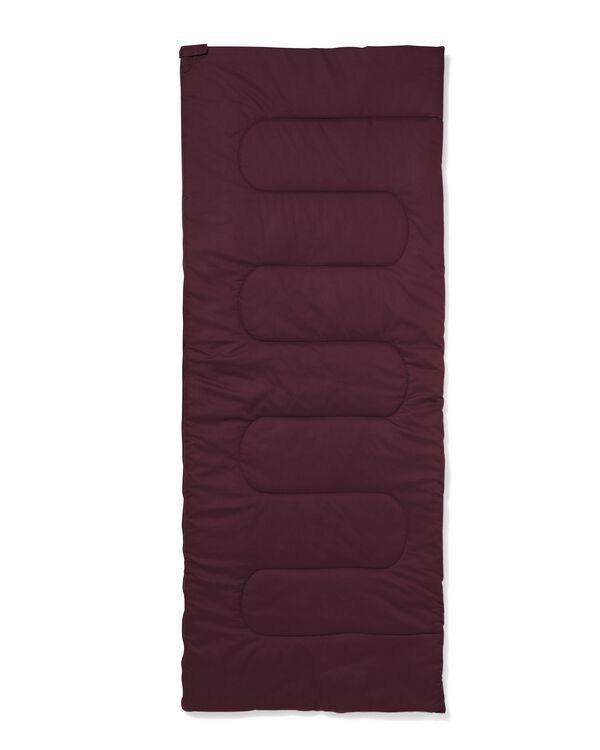sac de couchage pour adultes 200x80cm coton rouge - 41800241 - HEMA