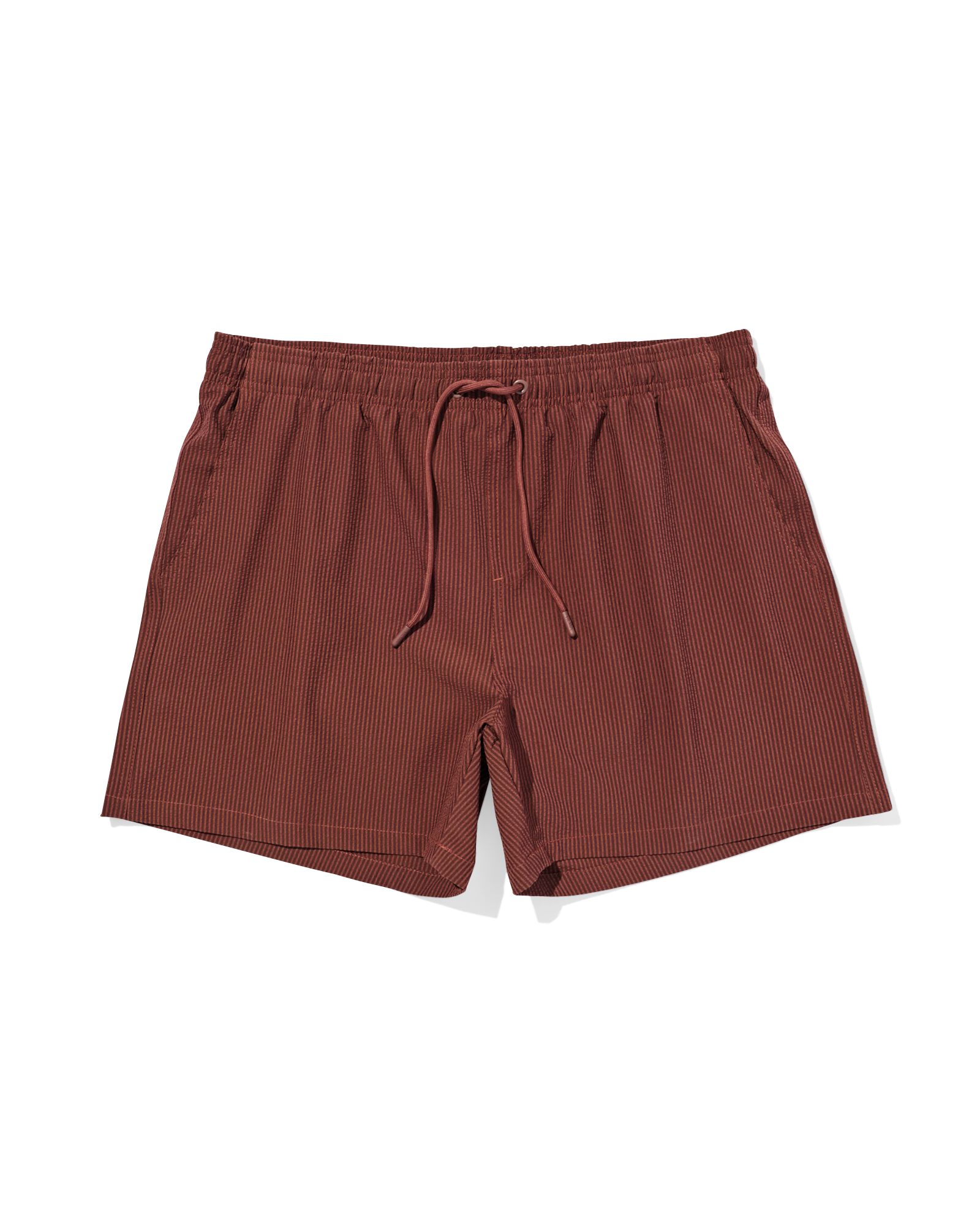 Herren-Badehose Pieter, Seersucker braun braun - 22100130BROWN - HEMA