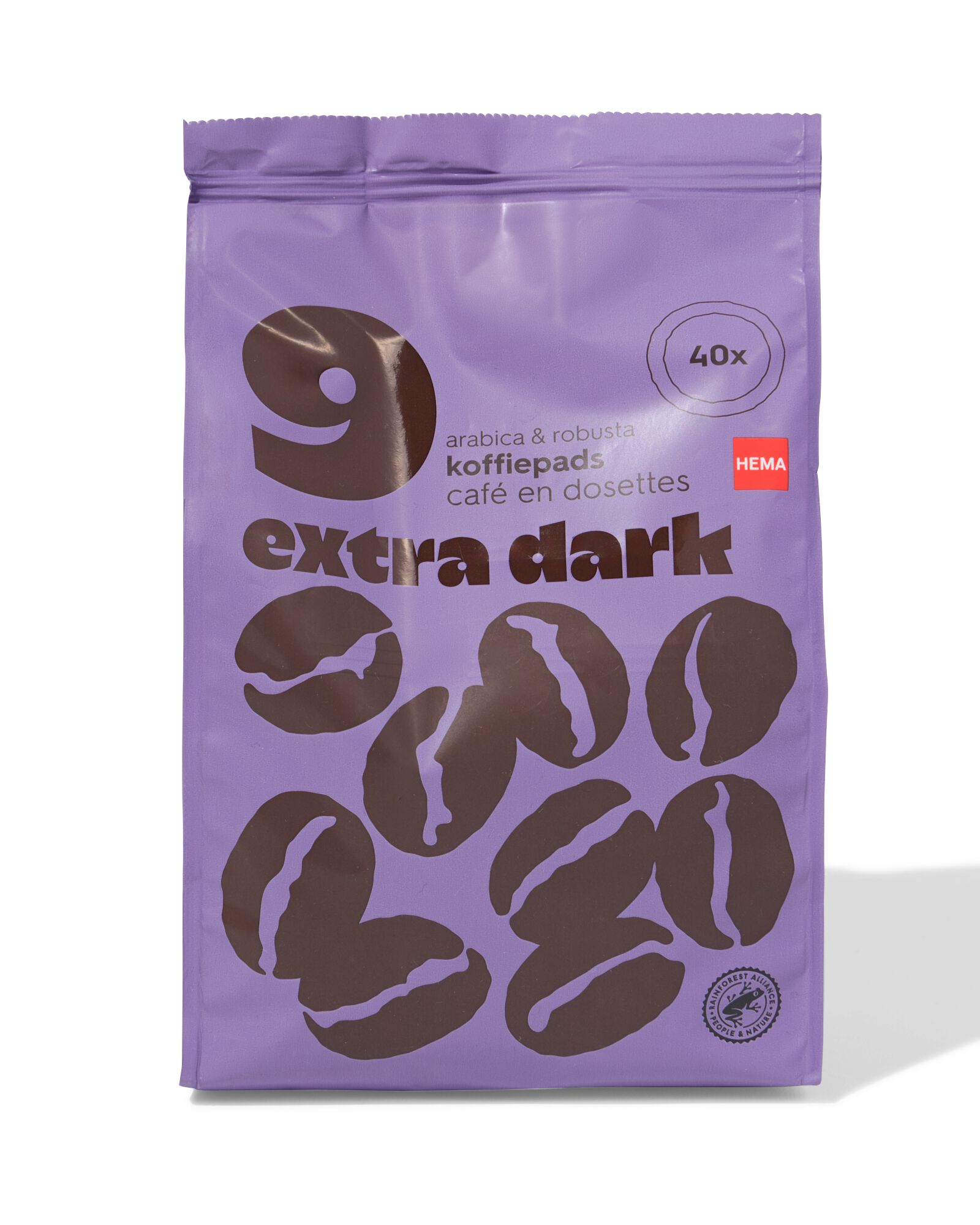 koffiepads extra dark - 40 stuks - 17150064 - HEMA