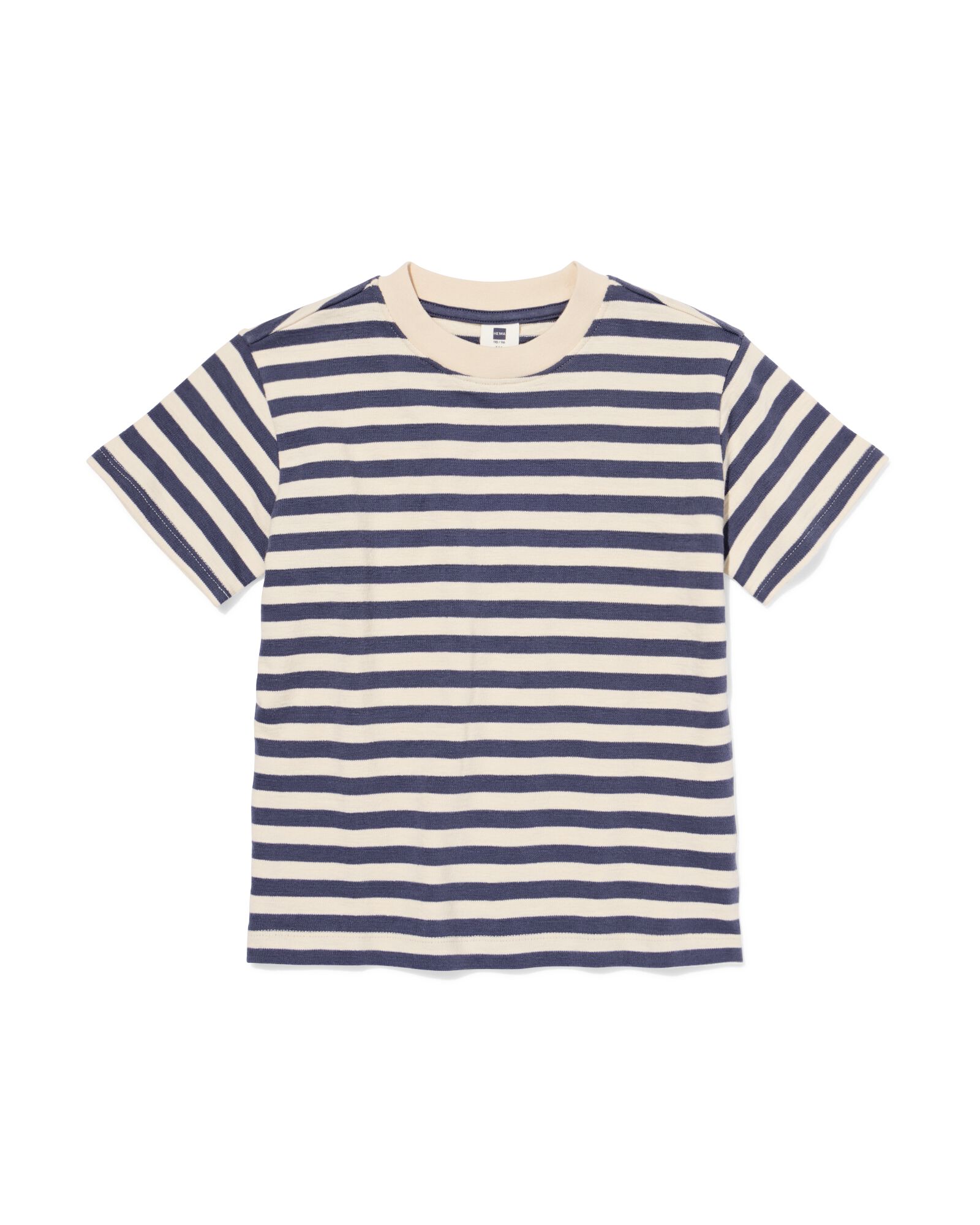 Kinder-T-Shirt mit Streifenmuster blau blau - 30713401BLUE - HEMA