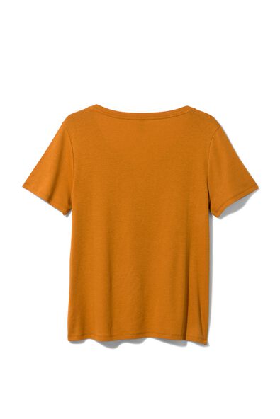 t-shirt femme Hannie jaune - 1000029976 - HEMA