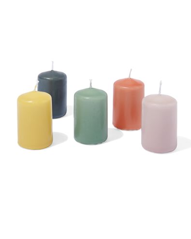 4 bougies parfumées Ø3.8x6 jaune - 13502973 - HEMA