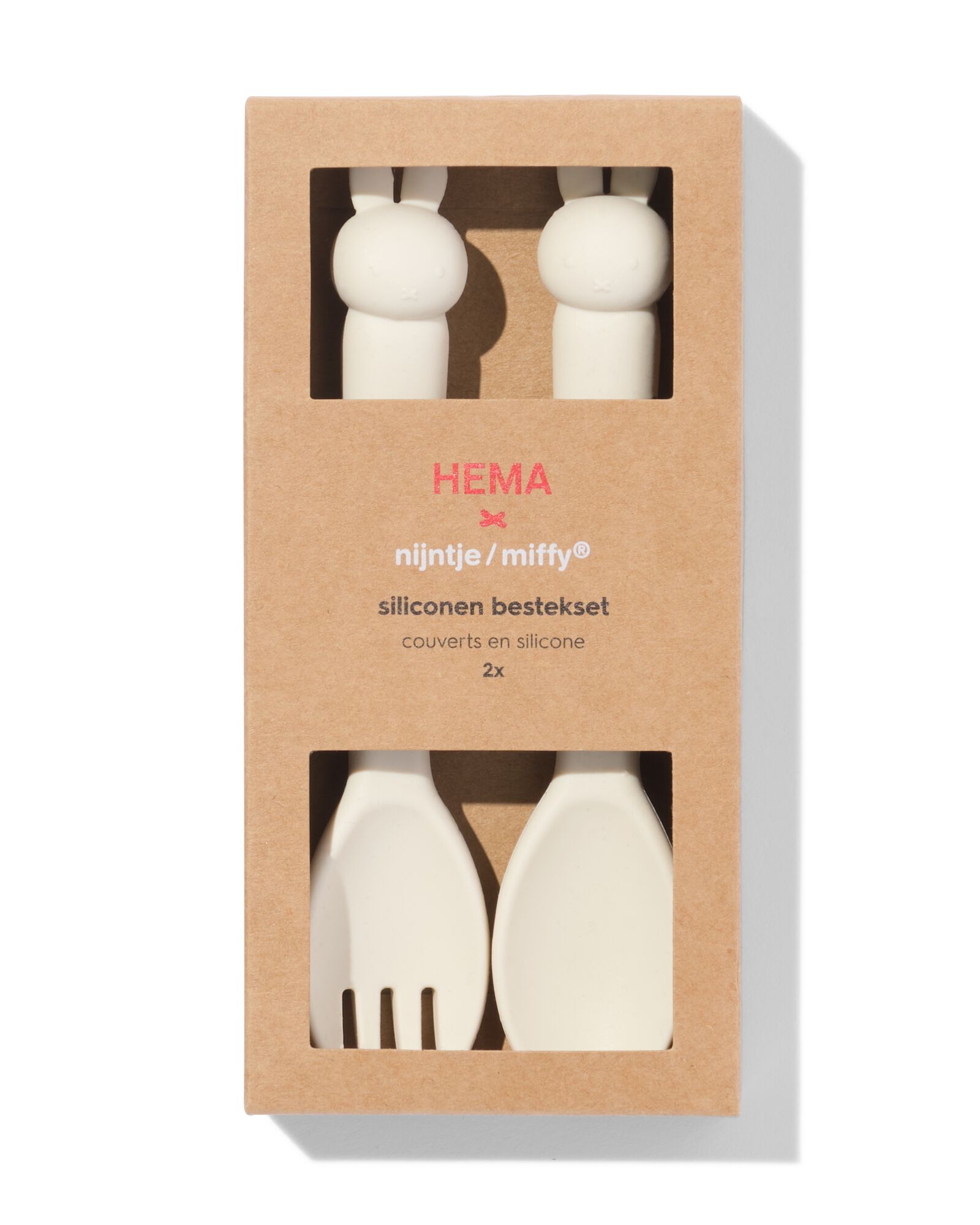 nijntje bestekset siliconen - 14250135 - HEMA