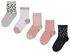 5 paires de chaussettes bébé rose - 1000018744 - HEMA