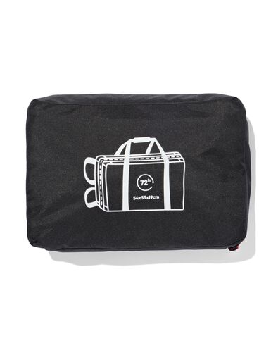 sac &agrave; dos pliant 54x35x19 rpet noir - 18640068 - HEMA