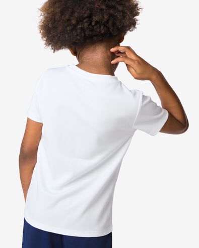 T-shirt de sport enfant blanc - 30670088WHITE - HEMA