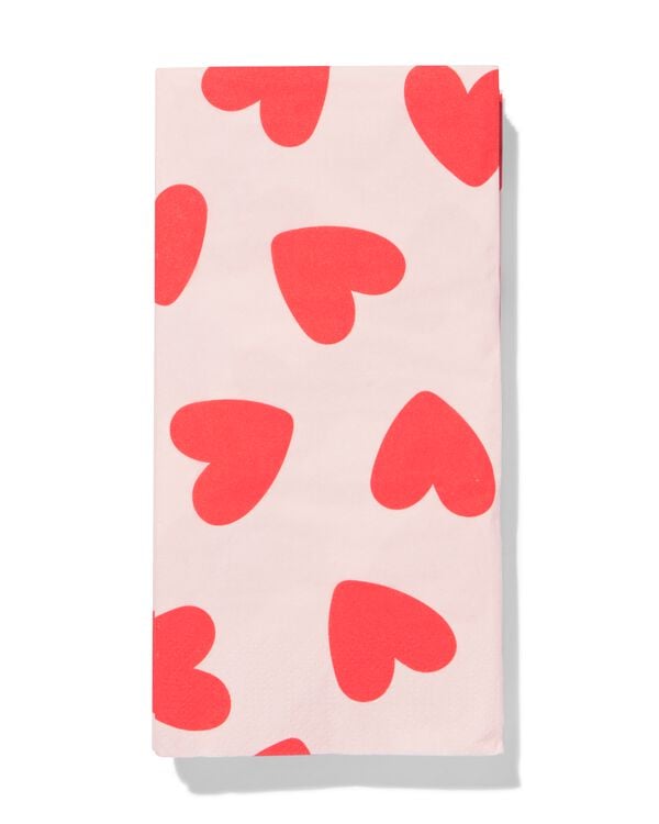 serviettes 33x18cm papier floral - 12 pi&egrave;ces - 14250379 - HEMA