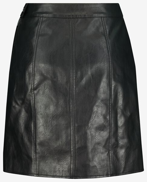 jupe femme matière synthétique zwart - 1000020682 - HEMA