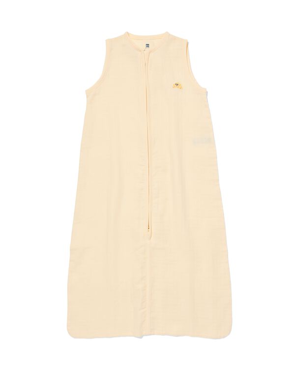 babyslaapzak mouwloos mousseline 0.5tog croissant beige beige - 33301960BEIGE - HEMA