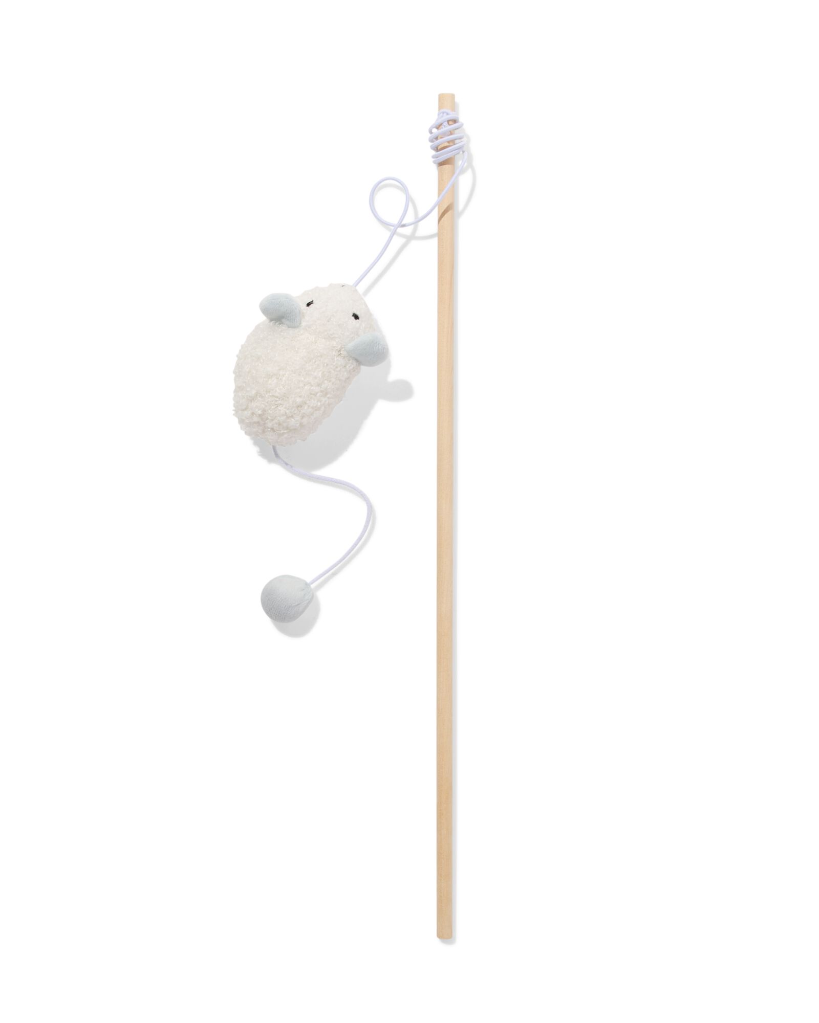 jouet chat 40 cm canne avec souris douce   - 61100347 - HEMA