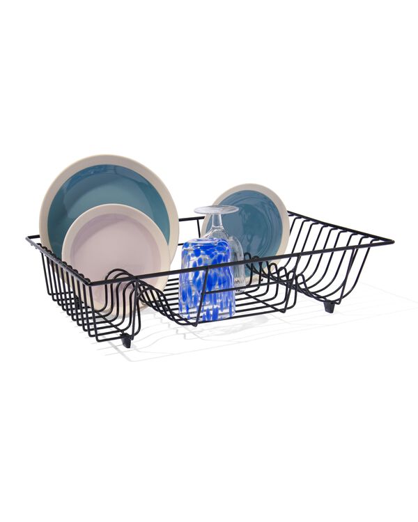 afdruiprek 30x45x10.5 zwart  - 20520014 - HEMA