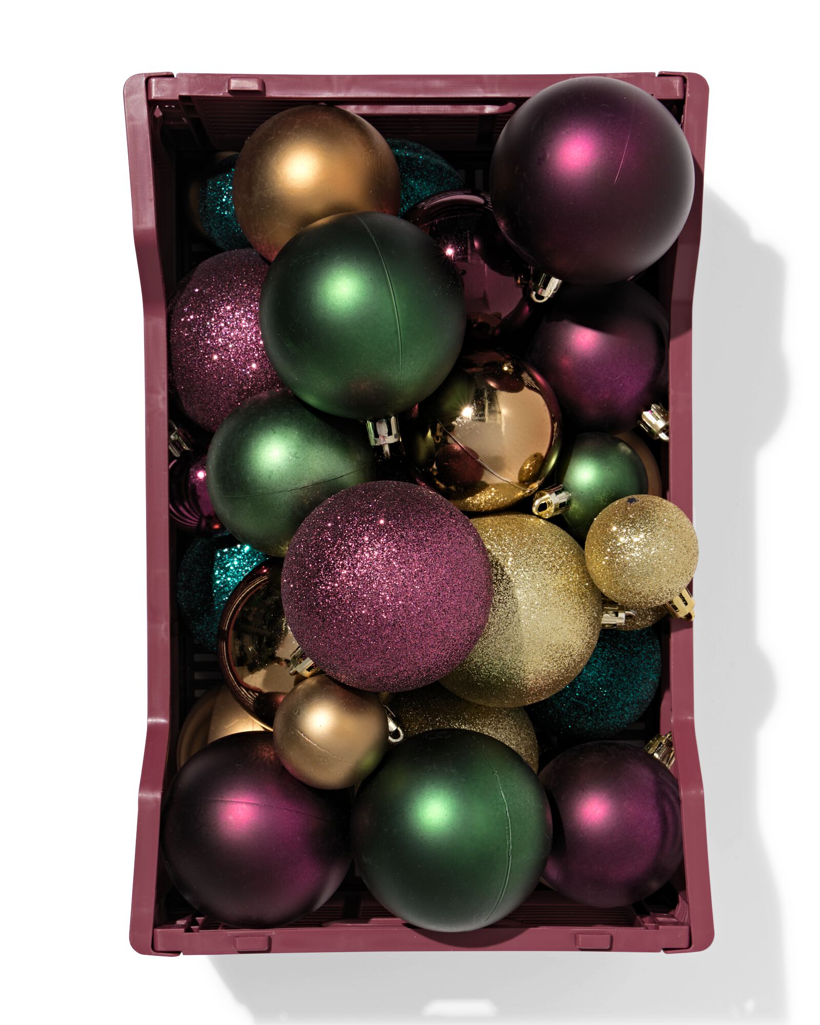 Klappbox zum Beschriften, recycelt, S, Bordeauxrot bordeauxrot S  20 x 30 x 11,5 - 39811084 - HEMA