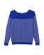 Damen-Pullover Olga, Streifen blau blau - 36352250BLUE - HEMA