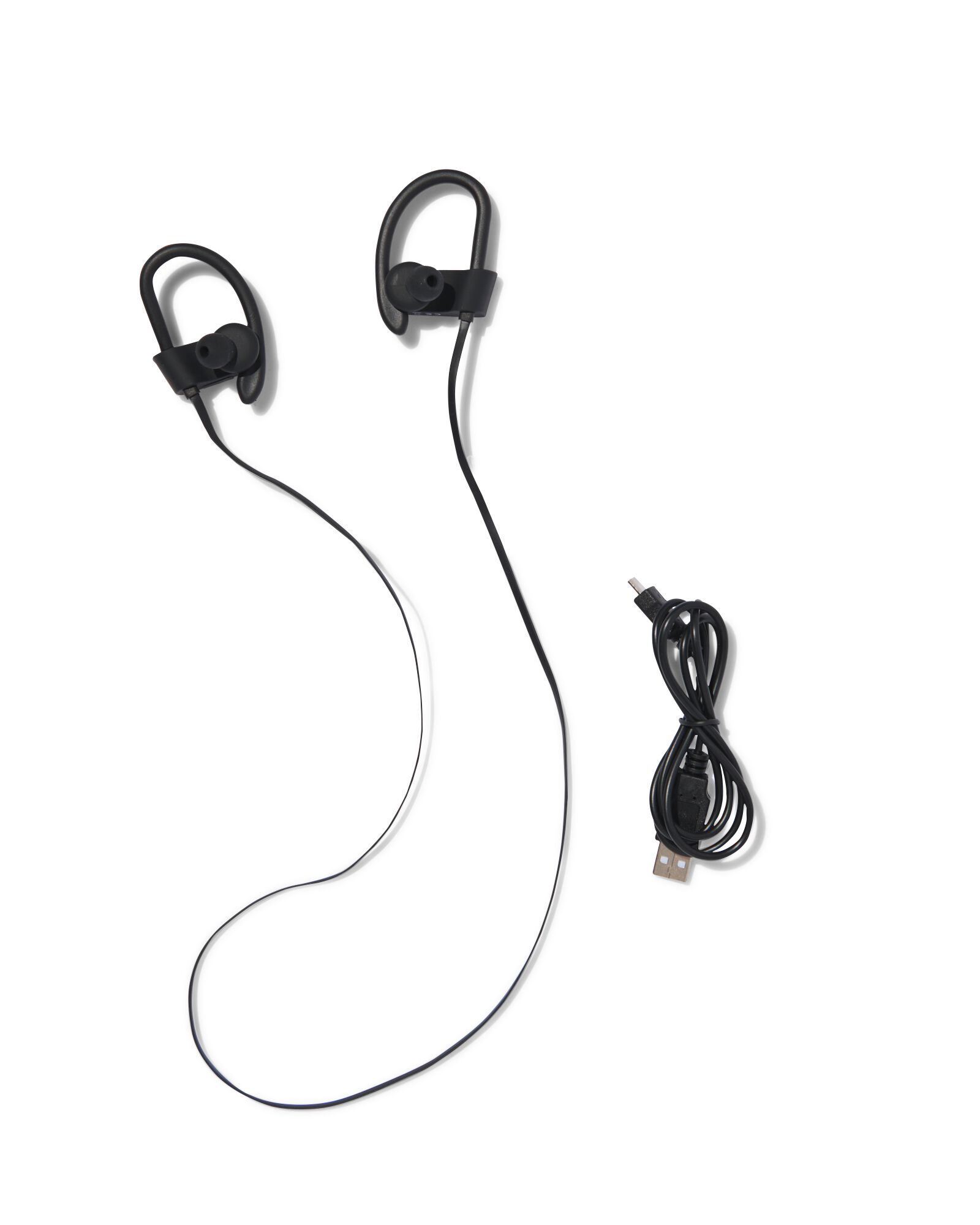 draadloze oortelefoon in-ear sport zwart - 39620030 - HEMA