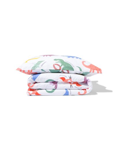 housse de couette tout-petit 120x150 coton doux dino - 5730212 - HEMA