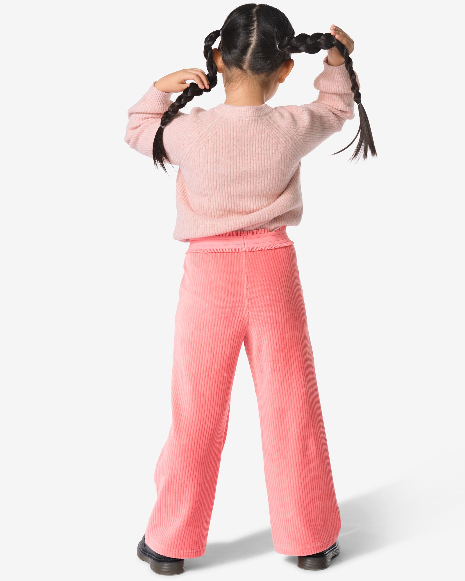 pantalon velours corduroy rose rose - 30834503PINK - HEMA