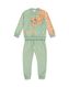pyjama enfant polaire chat vert clair 134/140 - 23000485 - HEMA