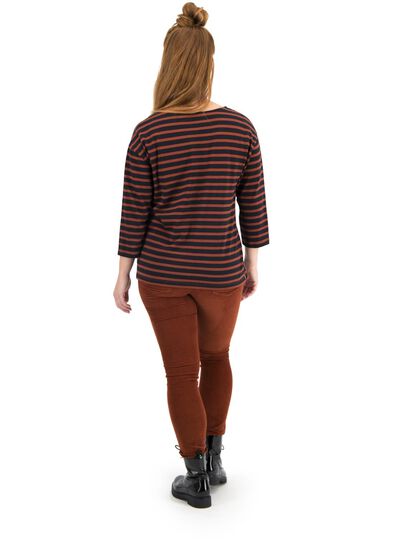 t-shirt femme marron marron - 1000015672 - HEMA