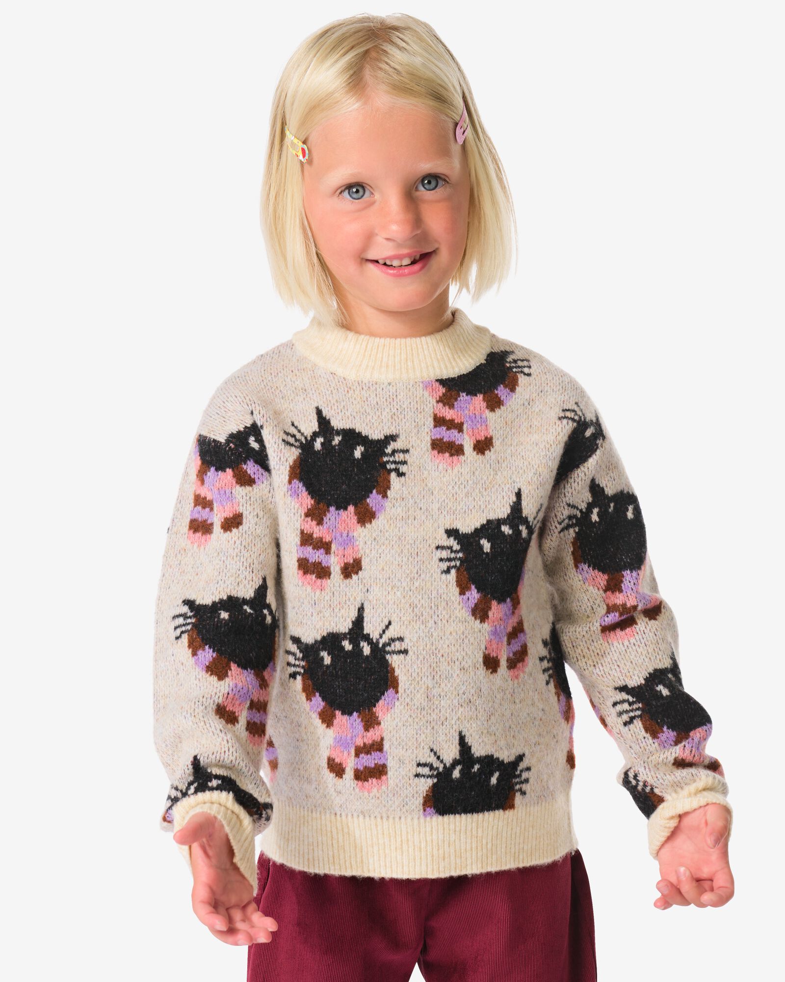 Pull enfant Siepie et Takkie  &eacute;cru - 30855328ECRU - HEMA