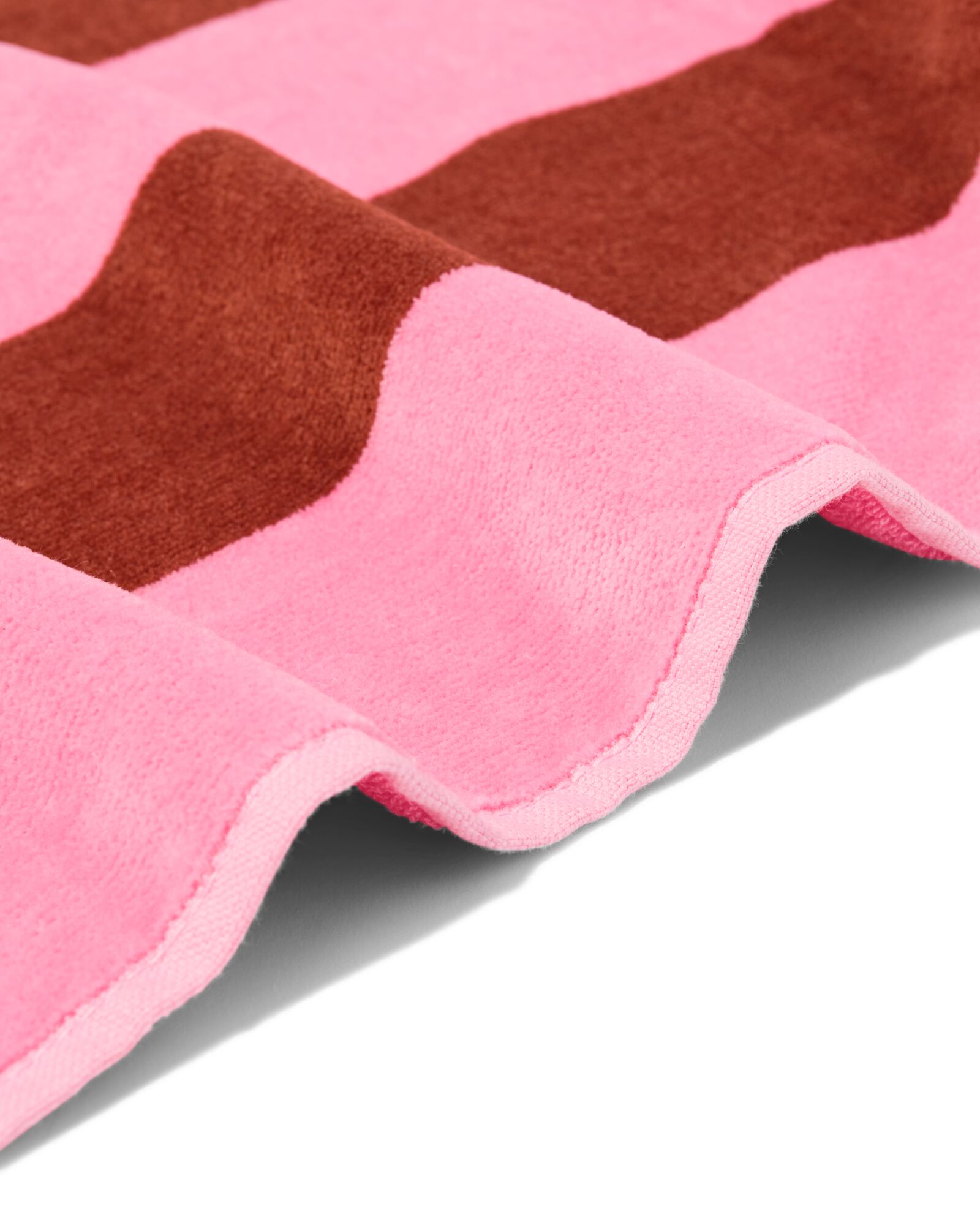 strandlaken 90x180cm velours strepen - 5200167 - HEMA