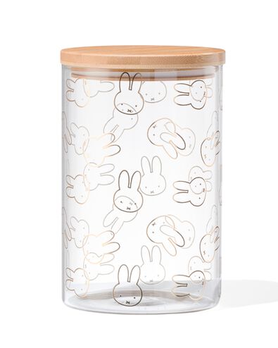 boîte de conservation Miffy verre 1.7L - 60410096 - HEMA