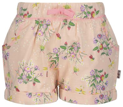 Kinder-Shorts, Blumen rosa - 1000023702 - HEMA