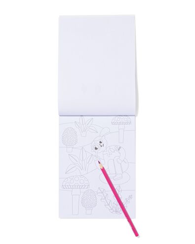 kleurboek met stickers A5 bosdieren - 15900283 - HEMA