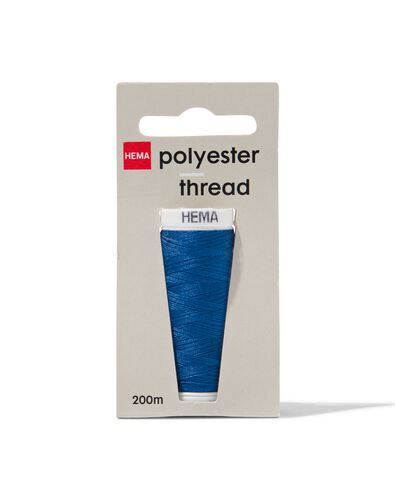 fil à coudre pour machine polyester 200m jeu jean fil pour machine à coudre bleu - 1422030 - HEMA