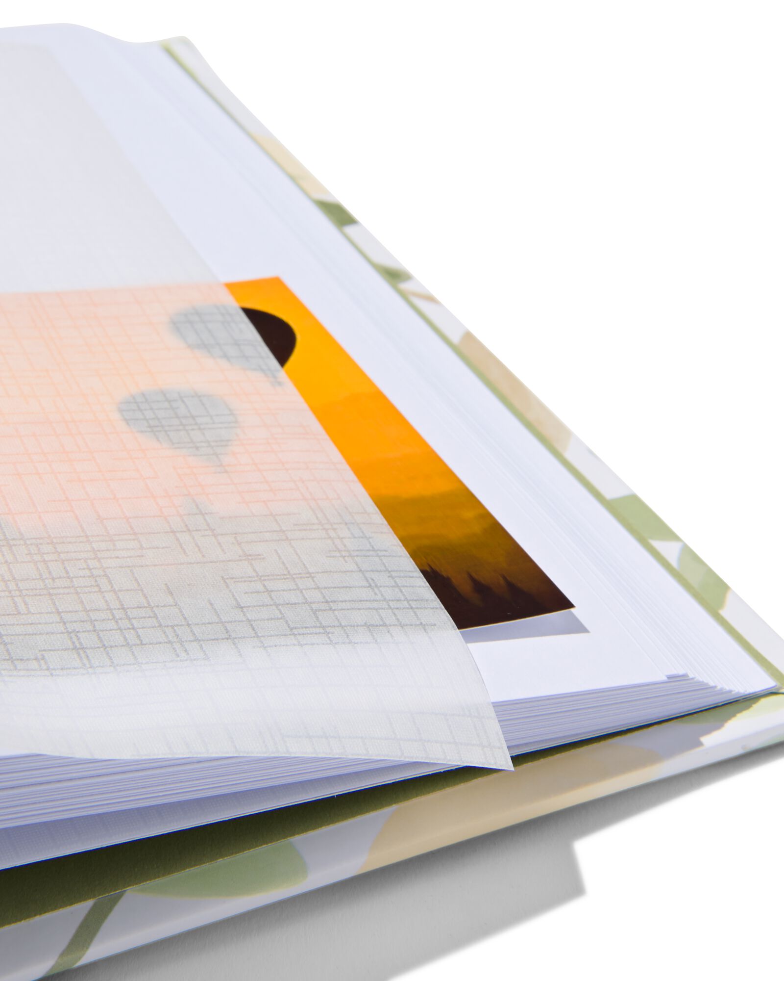 fotoboek 25x21.5 papier bladeren - 14650234 - HEMA