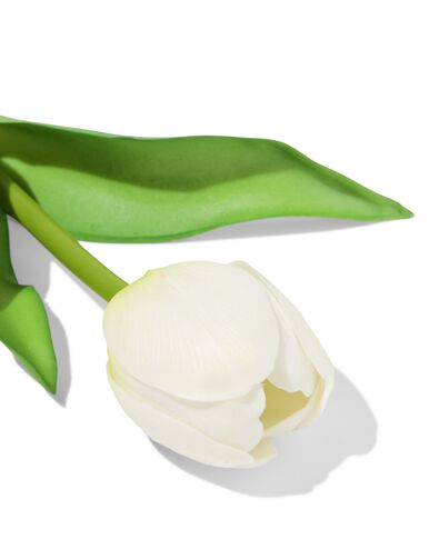 kunstbloem 34cm tulp wit - 41324070 - HEMA