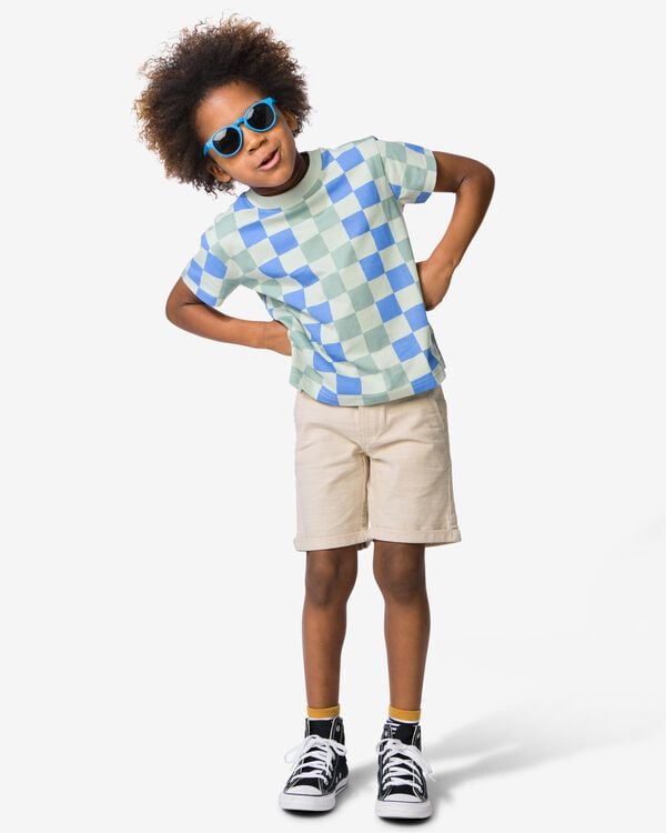 kindershort regular fit ecru ecru - 30716101ECRU - HEMA