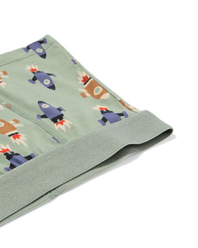 kinderboxers raket - 3 stuks groen groen - 19200140GREEN - HEMA